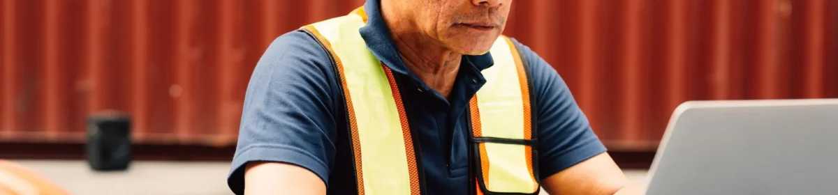 contractor reviewing bid documents construction ()